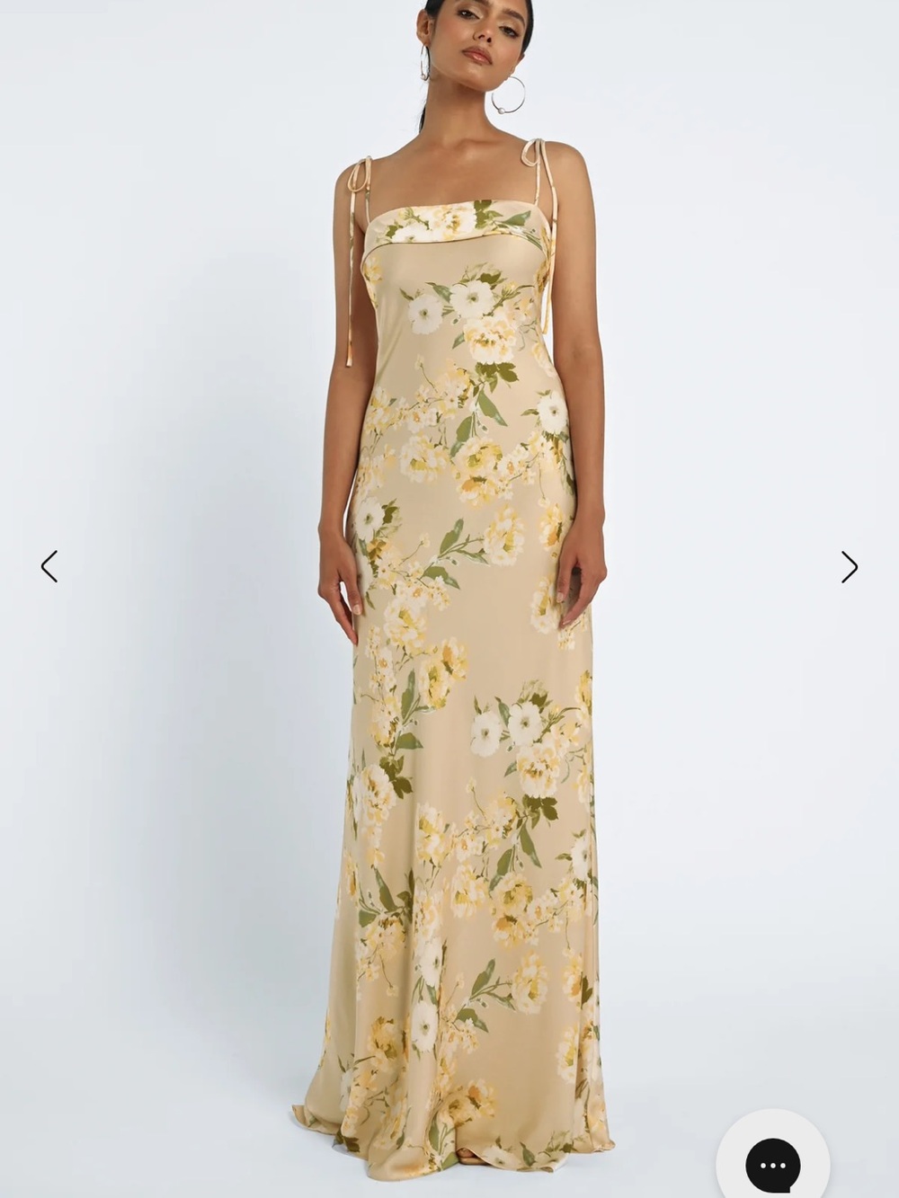 Jenny Yoo Landry dress VERONA FLORAL BUTTERCUP MULT